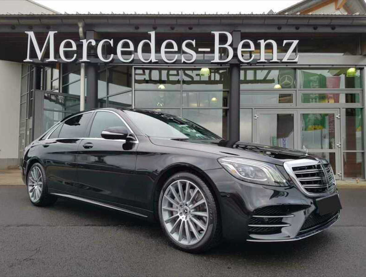 Mercedes - Benz S 400d AMG LONG | předváděcí auto skladem | od autorizovaného prodejce | černá metalíza | super cena | online prodej | online nákup | autoibuy.com